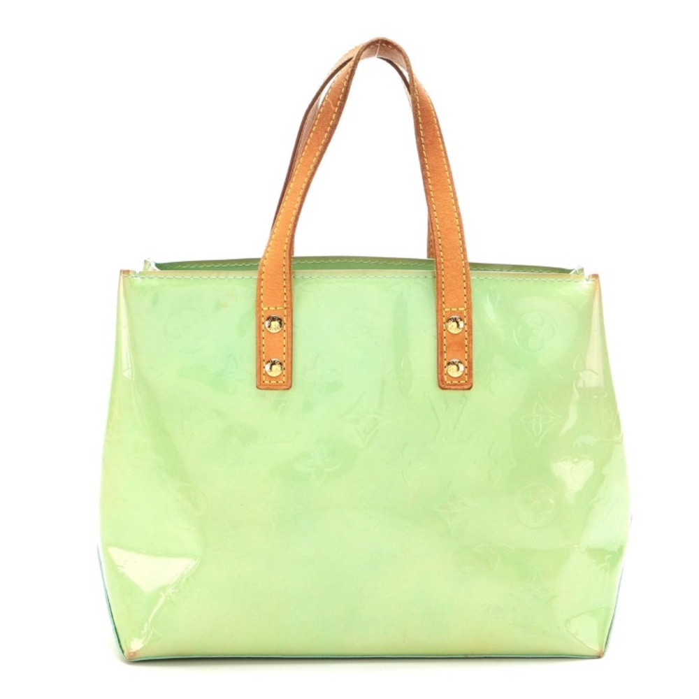 LOUIS VUITTON Reade PM Tote Monogram Vernis Green